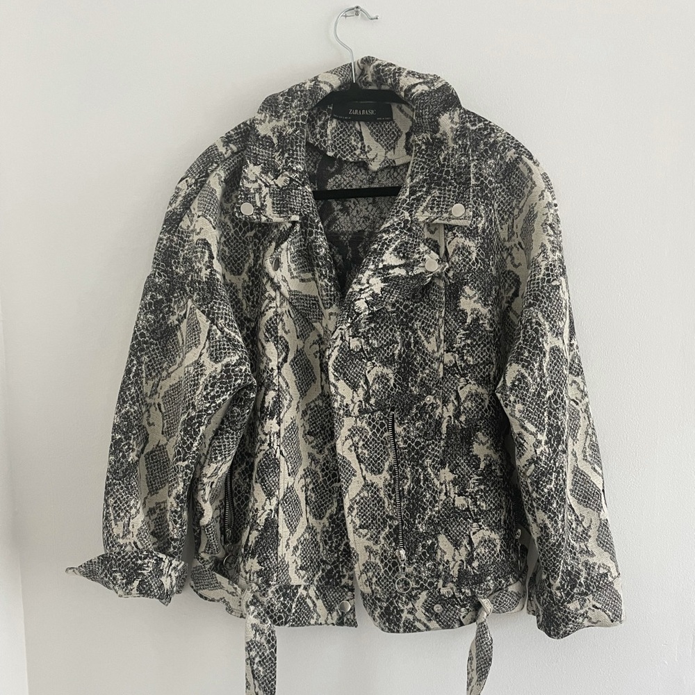 Snakeskin jacket - Zara